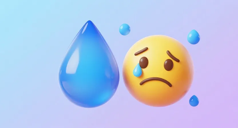 Does the 💧 Emoji Mean Crying?