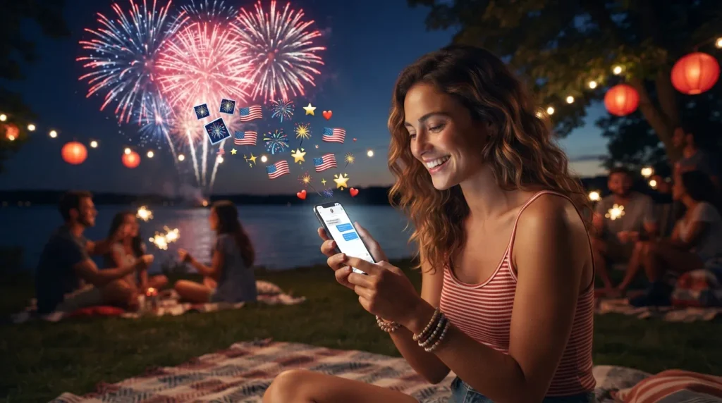 What Does 4th of July Emoji Mean From a Girl?