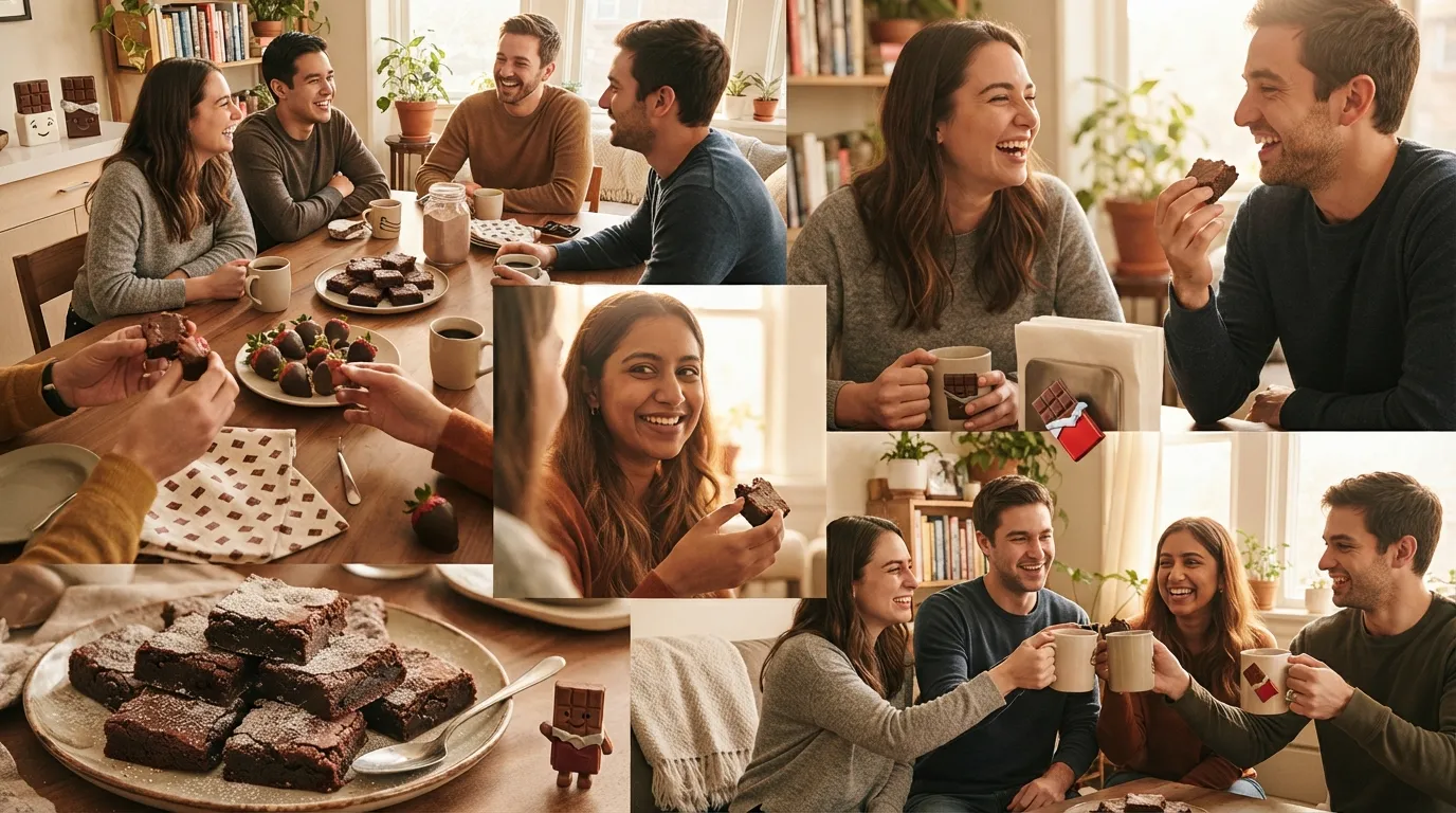 Brownie Emoji 🍫 in Real-Life Conversations