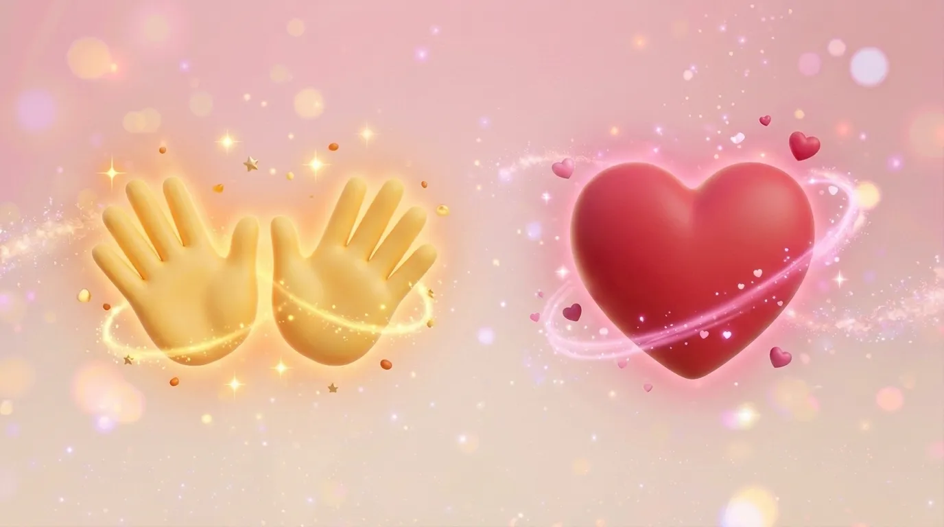 Is the 👐 Open Hands Emoji Romantic?