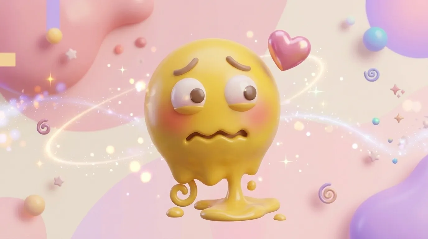 Is the 🫠 Melting Face Emoji Romantic?