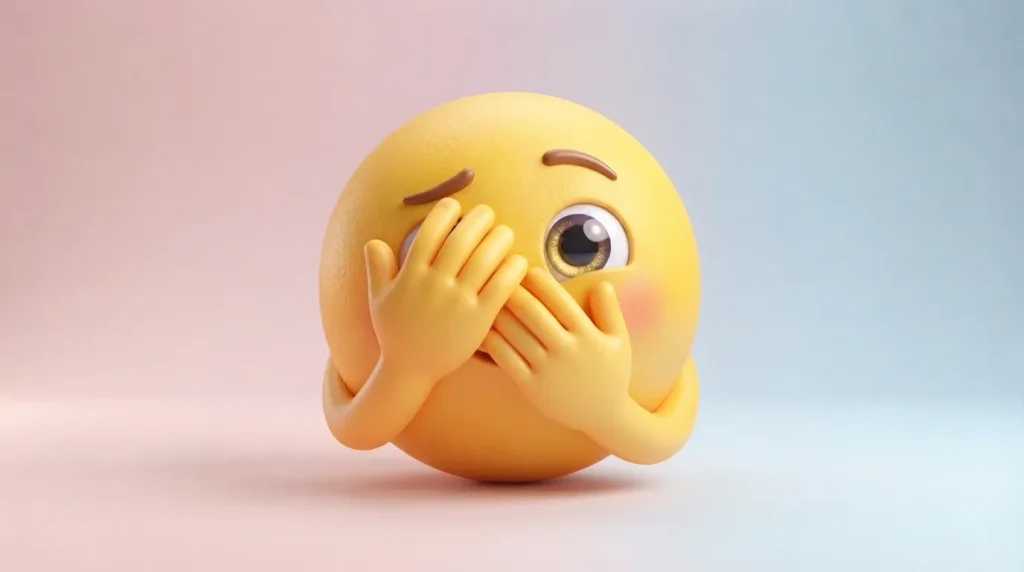 What Does the π«£ Covering Face Emoji Mean?
