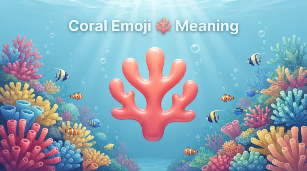Coral Emoji