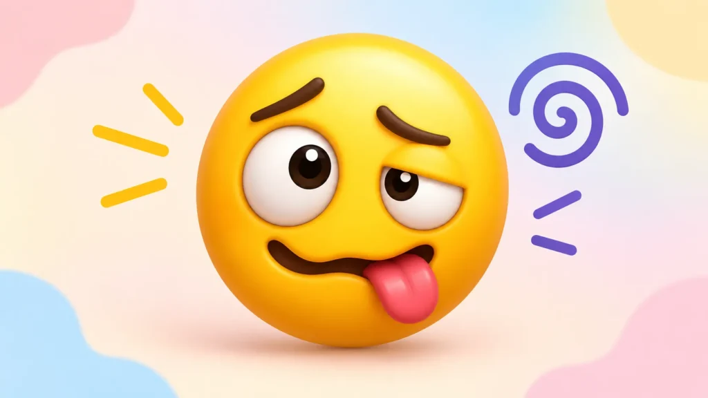 what do this emoji mean 🥴